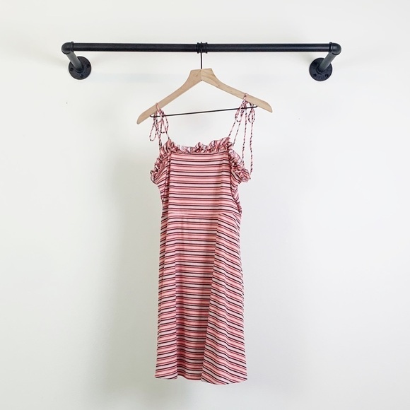 New ModCloth For the Frill of It Stripe Mini Dress - Picture 2 of 5